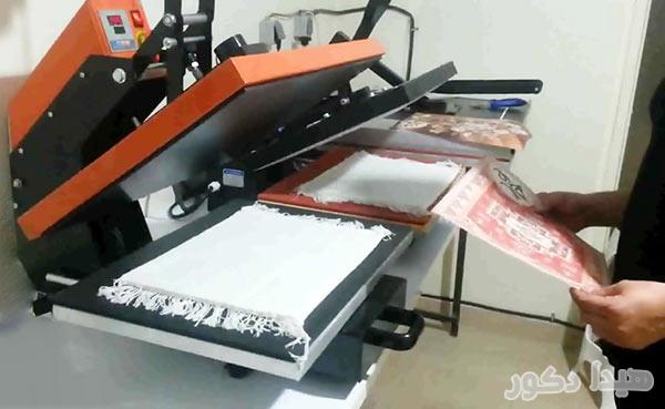 دستگاه چاپ تابلو فرش ماشینی چاپی