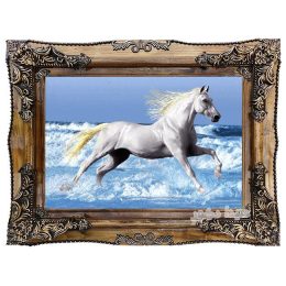 تابلو فرش اسب با قیمت ارزان و کیفیت بالا با رنگبندی زیبا کد 3087